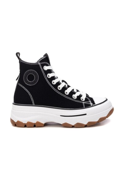Refresh Πάνινα Sneakers Μποτάκια 172476 Black