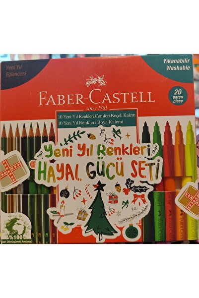 ada çanta kırtasiye 20-Pack New Year Colors Imagination Painting Set (10 Felt...