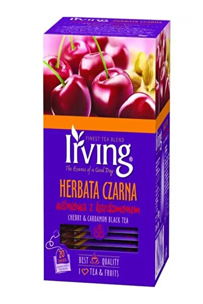 Irving Ceai Negru Cirese si Cardamon 20 plic x 1.5g