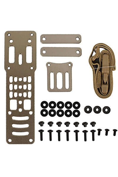 Choice1 TAN Metal Modular Pistol Holster Adapter Compatible QLS Platform Hols...