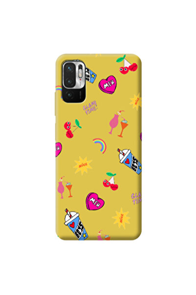 Other Xiaomi Redmi Note 10 Pro 5G glam time Yellow Colored Silicone TPU Θήκη