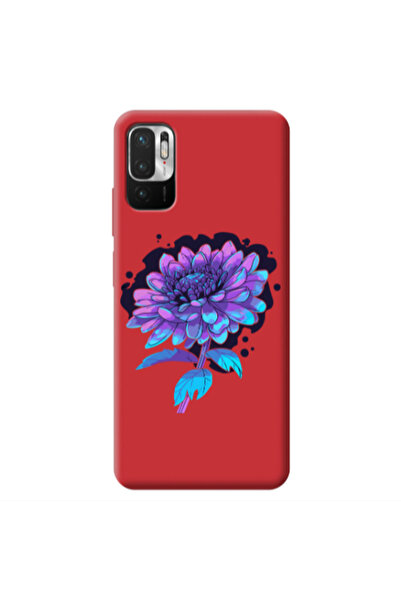 Other Xiaomi Redmi Note 10 Pro 5G Witch flower Red Colored Silicone TPU Θήκη