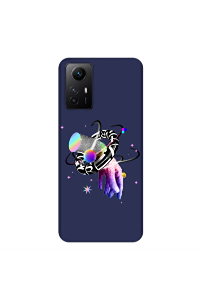 Other Xiaomi Redmi Note 12s Y2k Dark blue Colored Silicone TPU Θήκη