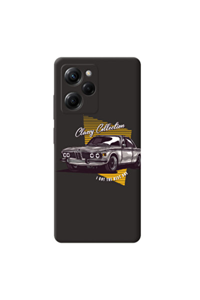 Other Xiaomi Poco X5 Pro Classy Collection Black Colored Silicone TPU Θήκη