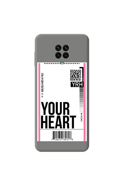 Other Xiaomi Redmi Note 9 Pro Your Heart YRH Grey Colored Silicone TPU Θήκη