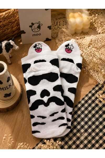 your trend socks 12 Çift Kadın Dikişsiz Bambu Patik Çorap, Terletmeyen, Kokusuz, Pamuklu Çorap - Mevsimlik - Karışık Desen