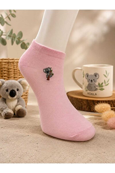 your trend socks 12 Çift Kadın Dikişsiz Bambu Patik Çorap, Terletmeyen, Kokusuz, Pamuklu Çorap - Mevsimlik - Karışık Renk/Desen