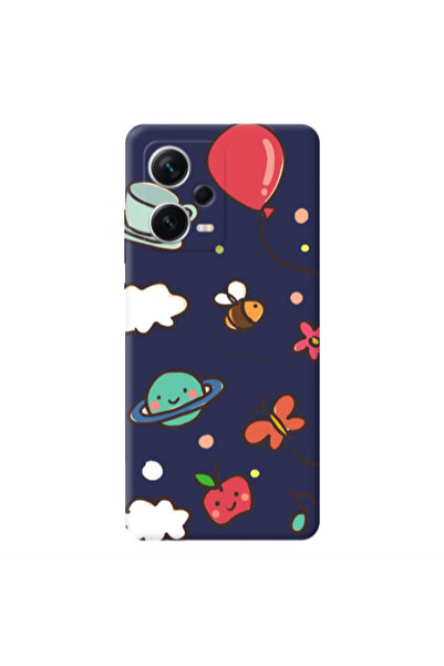 Other Xiaomi Poco X5 cute little ones Dark blue Colored Silicone TPU Θήκη