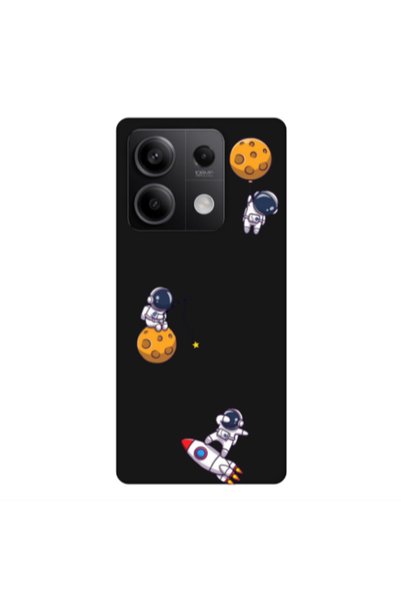 Other Xiaomi Redmi Note 13Pro 5G Cute astronauts Black Colored Silicone TPU Θήκη