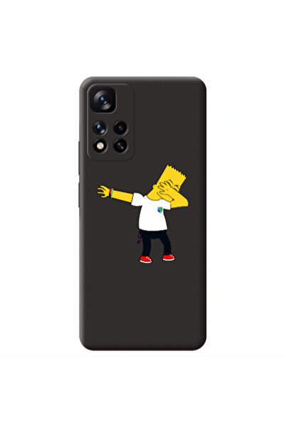 Other Xiaomi Redmi Note 11 Pro 5G Simpsons2 Black Colored Silicone TPU Θήκη