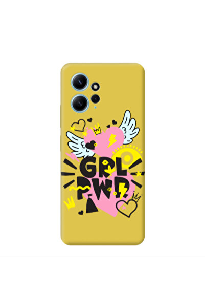Other Xiaomi Redmi Note 12 4G Grl Pwr Yellow Colored Silicone TPU Θήκη