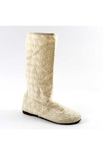 mm Cizme de vara, comode si lejere, crosetate XA-7-BEIGE