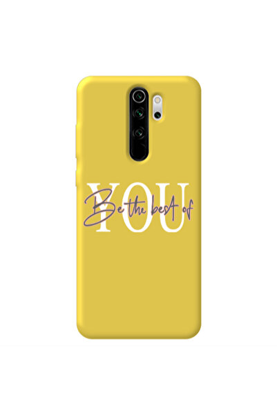 Other Xiaomi Redmi Note 8 Pro Be the best of Yellow Colored Silicone TPU Θήκη