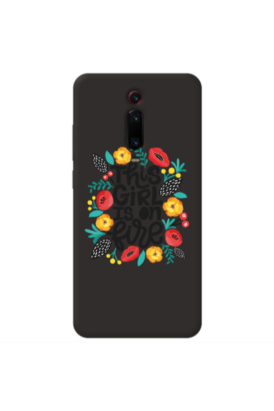 Other Xiaomi Mi 9T Pro This Girl Black Colored Silicone TPU Θήκη