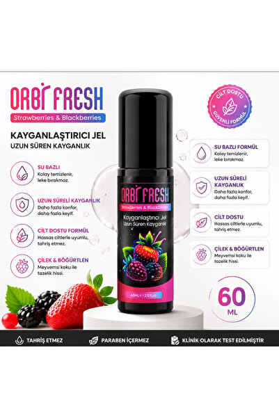 ORBIFRESH Kayganşatırıcı U’yarıcı Z’evk arttırıcı Çilekli Kadın Jel 60 ML