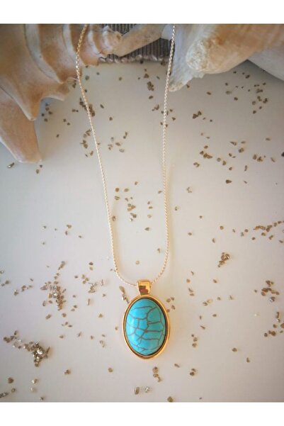 Handmade Κολιέ Τυρκουάζ Χαολίτης