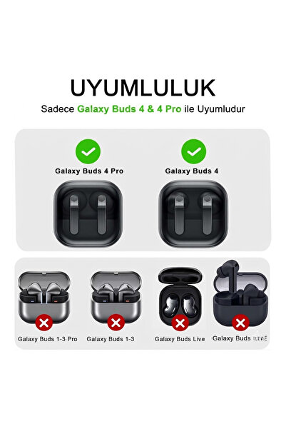 EWEC Samsung Galaxy Buds 4 / Buds 4 Pro Uyumlu Karbon Fiber Hybrid Polymer Technology Darbeye Dayanıklı Kulaklık Kılıfı