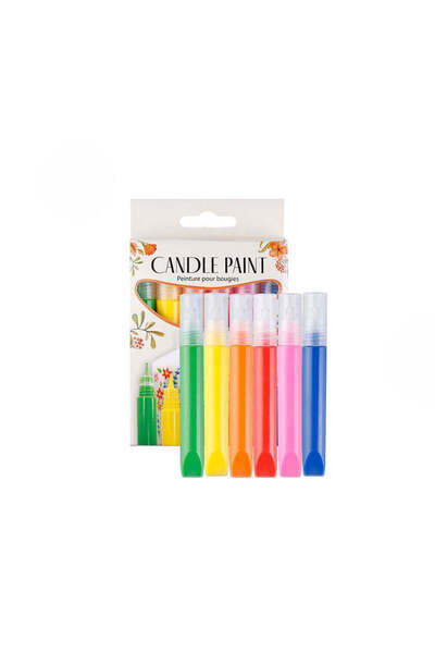 Alayjah 6-Color Candle Paint, 1-Piece, Artist Painting Kit with High-Quality ...
