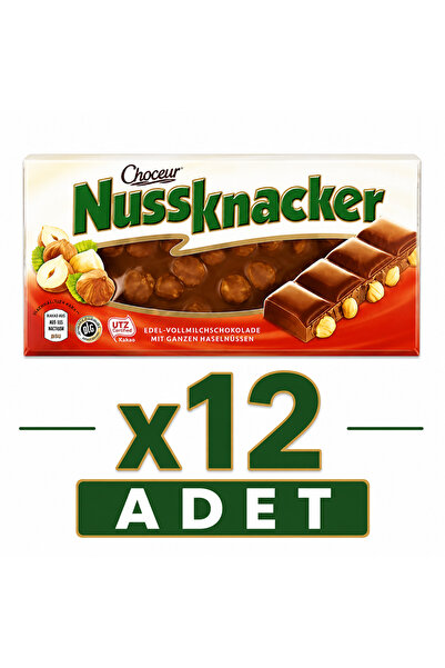 Choceur Nussknacker Fındıklı Çikolata (100 g) x12 Adet