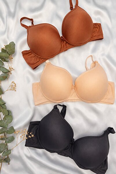 DNR İç Giyim 3-Piece Unpadded Bra Set