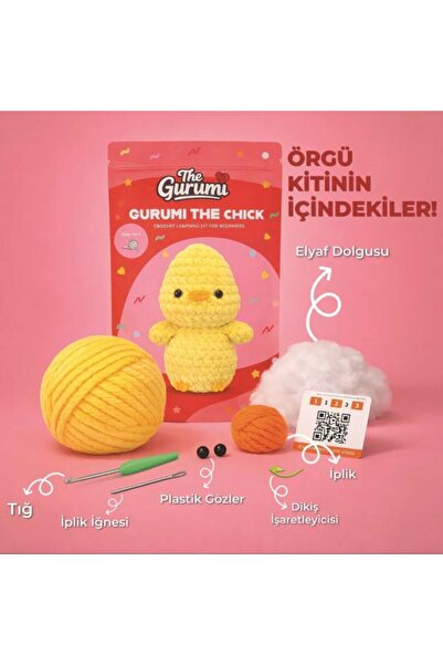 Genel Markalar The Gurumi Civciv Örgü Öğrenme Kiti (TG002)