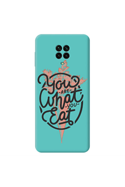 Other Xiaomi Redmi Note 9 Pro You are What You Eat Turquoise Colored Silicone...