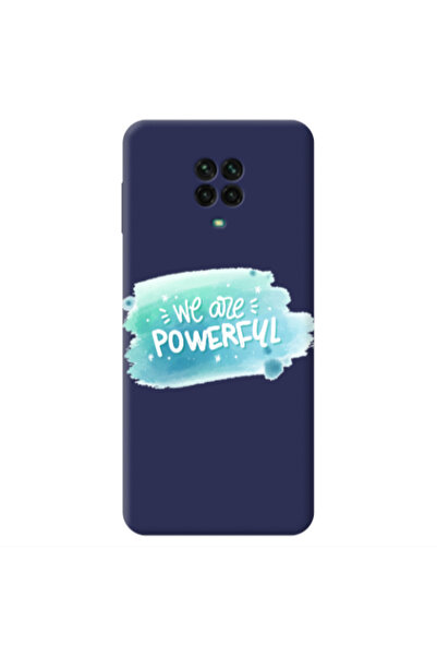 Other Xiaomi Redmi Note 9 Pro We are Powerful Dark blue Colored Silicone TPU ...