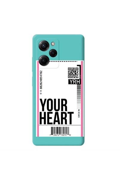 Other Xiaomi Poco X5 Pro Your Heart YRH Turquoise Colored Silicone TPU Θήκη