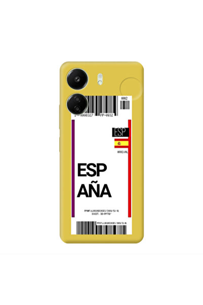 Other Xiaomi Redmi 13C Espana Arrival Yellow Colored Silicone TPU Θήκη