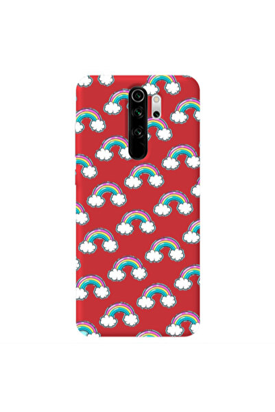 Other Xiaomi Redmi Note 8 Pro Cute rainbows Red Colored Silicone TPU Θήκη