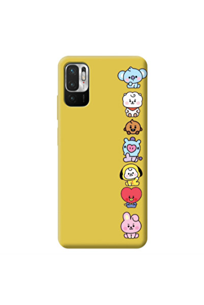 Other Xiaomi Redmi Note 10 Pro 5G Lovely animals Yellow Colored Silicone TPU ...