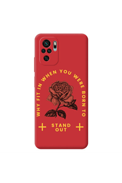 Other Xiaomi Redmi Note 10S Stand out Red Colored Silicone TPU Θήκη