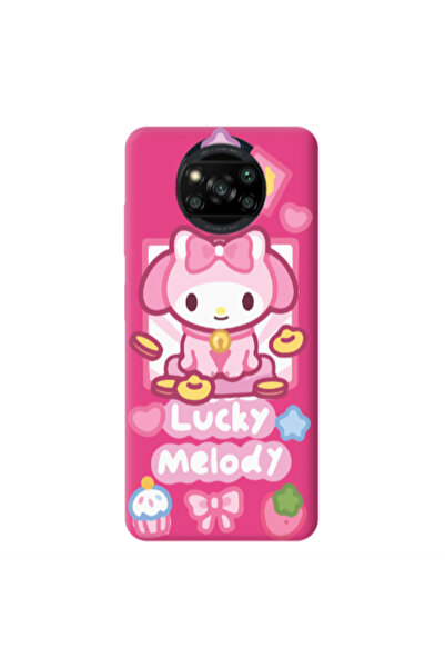 Other Xiaomi Poco X3 /X3 Pro Lucky Melody Fuchsia Colored Silicone TPU Θήκη