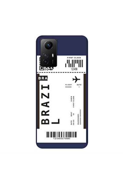 Other Xiaomi Redmi Note 12s Brazil BRA Dark blue Colored Silicone TPU Θήκη