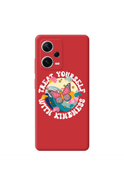 Other Xiaomi Poco X5 Kindless Yourself Red Colored Silicone TPU Θήκη