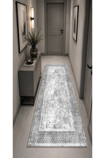 CAPPİO HALI Kaymaz Taban Silinebilir , Yıkanabilir Modern Salon , Koridor ve Mutfak Halısı