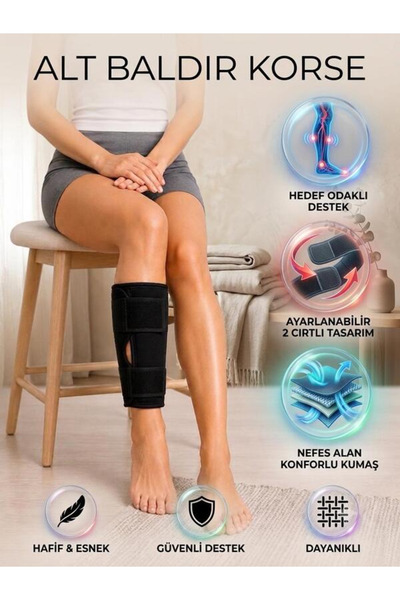 Ankaflex 1 Pair Calf Leg Brace Calfbone Wrap Compression Band Adjustable Calf...