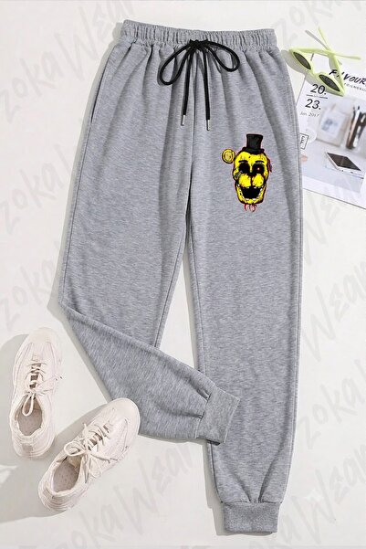 ZOKAWEAR Unisex Bloody Golden Freddy Fnaf Printed Sweatpants