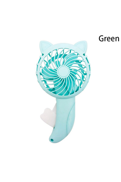 choice2 Green Portable Hand Pressure Fan Mini Handheld Fan Without Battery Ca...