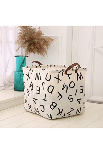 Choice3 Letter Organizer Bag Cotton and Linen Dirty Clothes Laundry Basket Fo...