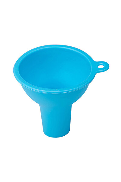 Choice Blue Household Large Diameter Silicone Wide Mouth Funnel Subpackage Oi...