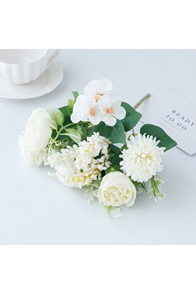Choice3 1 pc WHITE Artificial Flower Festival Decor Home Room Table Vase Wedd...