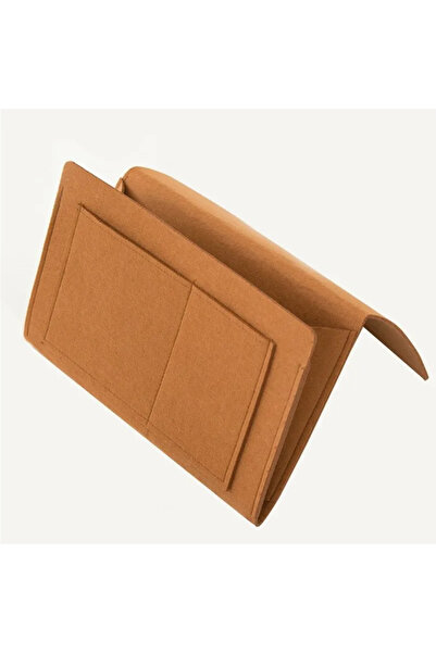 Choice Brown Storage Box Hang Bag Felt Dormitory Bed Sofa Bedroom Carpet Stor...
