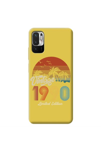 Other Xiaomi Redmi Note 10 Pro 5G Vintage Yellow Colored Silicone TPU Θήκη