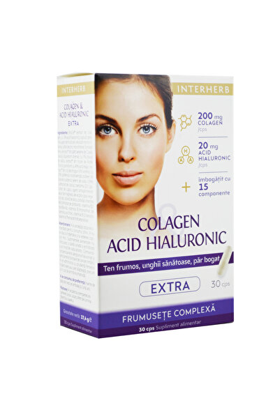Interherb Colagen Si Acid Hialuronic Extra 30cps