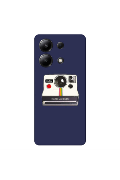 Other Xiaomi Redmi Note 13 4G Polaroid land camera Dark blue Colored Silicone...