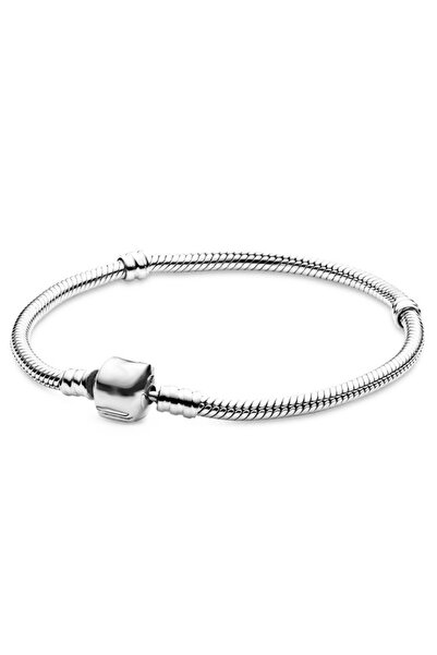 Choice48 MINISO 19cm C004Y Hot Sale Heart Snake 925 Chain Bracelet Flower Tre...