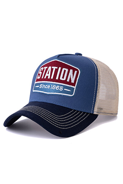 Choice 56cm-60cm Navy Blue Blue Hot Sale Unisex Baseball Cap Classic STATION ...