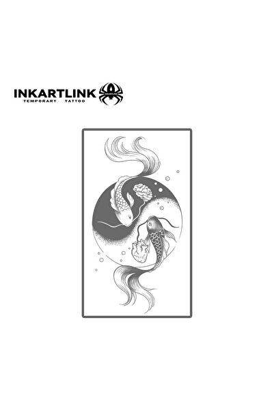 Choice وشم مؤقت شبه دائم من INKARTLINK باللون الرمادي الفاتح، ملصق وشم جديد ب...