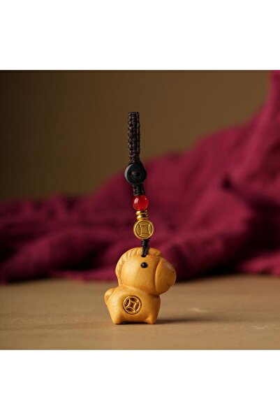 Choice7 A5 〔YY110〕 Sandalwood Horse Pendant Keychain Year Of The Horse Mobile...
